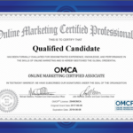 Example OMCA Certificate