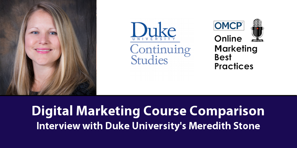 Digital Marketing Course Comparison Duke University OMCP